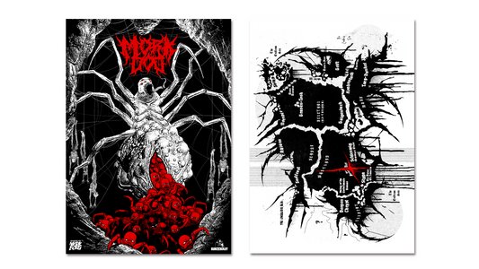 MÖRK DÖD double-print poster (A3)
